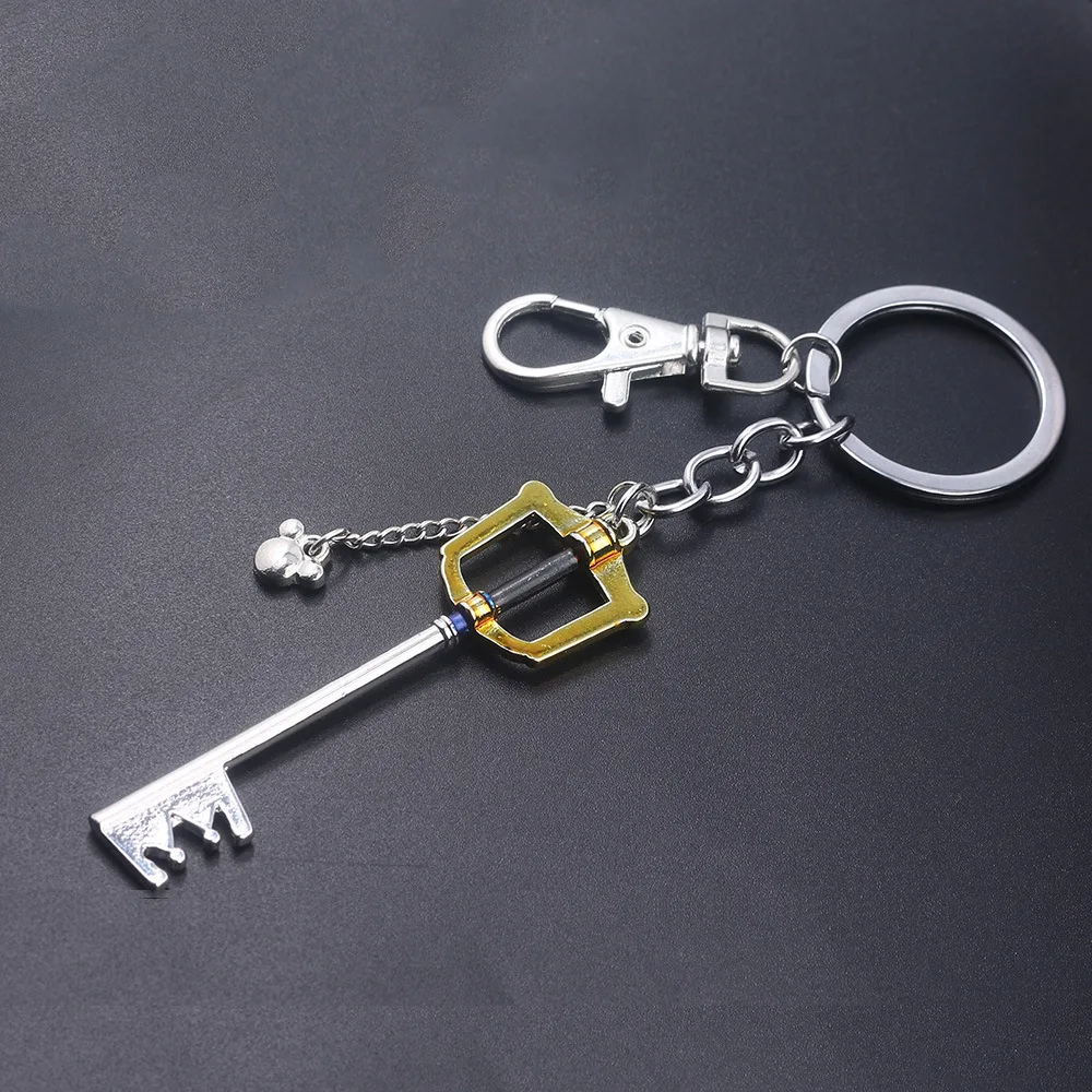 Kingdom Hearts Cosplay Accessories Sora's Keyblade Key Pendants Key Chain Anime Figures Weapon Charm Keychains