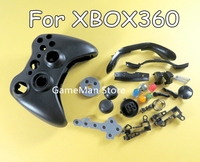 1set Black white Full Housing Case Shell case for Xbox360 Wired Controller joypad