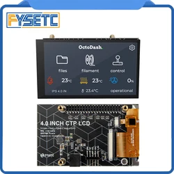 FYSETC 4INCH CTP LCD Screen 800x480 Pixels Capacitive Touch Screen For 3D printer Octoprint UI