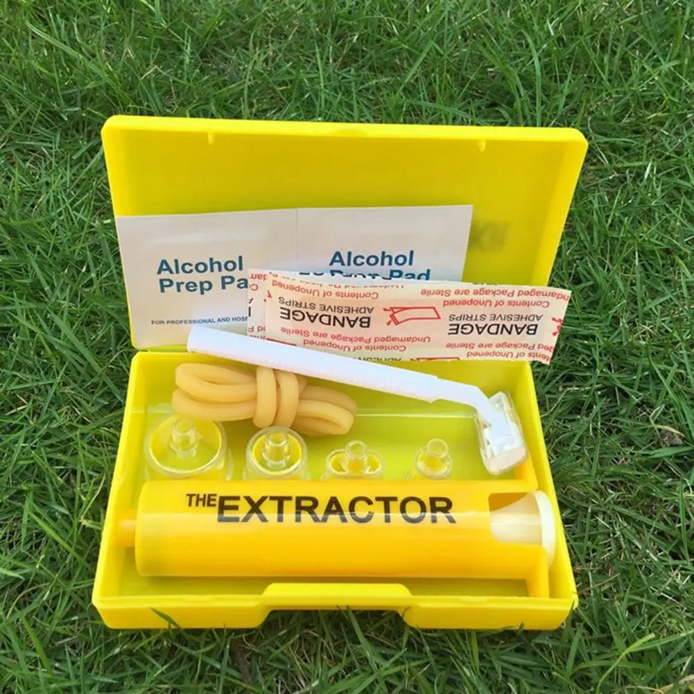 Venoms-bomba de vacío para extracción de venenos, Extractor de venenos de emergencia para exteriores, eliminación de venenos de mordeduras de serpiente, picaduras de abejas y avispas, picaduras de mosquitos