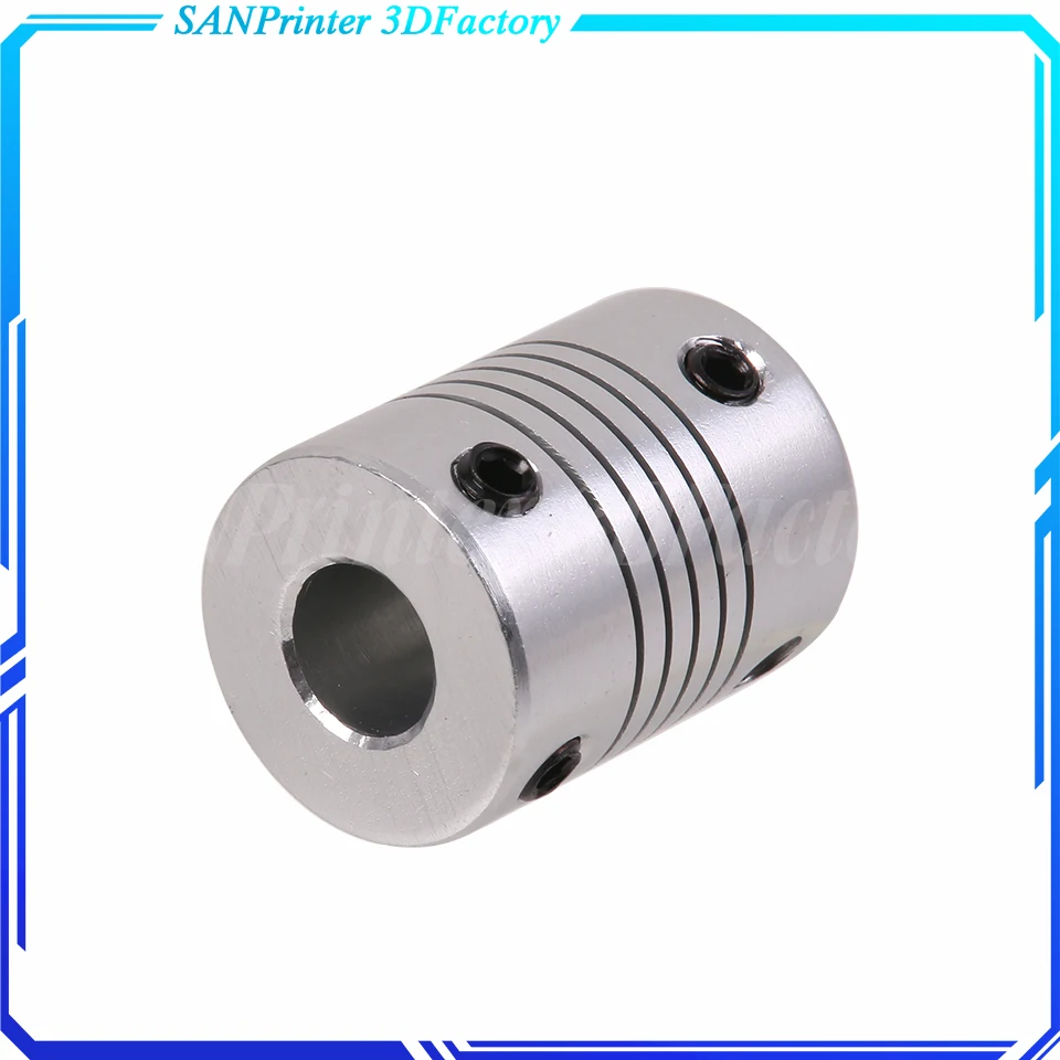 D19 * L25 Aluminium Flexibele Jaw Shaft Coupling 5/6/6.35/8Mm 10Mm Cnc Stappenmotor Koppeling Encoders Graveermachine