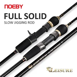 Noeby Solid Tip Slow Jigging Rod 1.68m 1.83m 1.96m Spinning Baitcasting 30-350g Lure Weight M ML Power Saltwater Fishing Rods