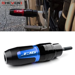 For YAMAHA XJ6 XJ-6 DIVERSION Motorcycle Accessories CNC Frame Crash Pads Exhaust Sliders Crash Protector With logo