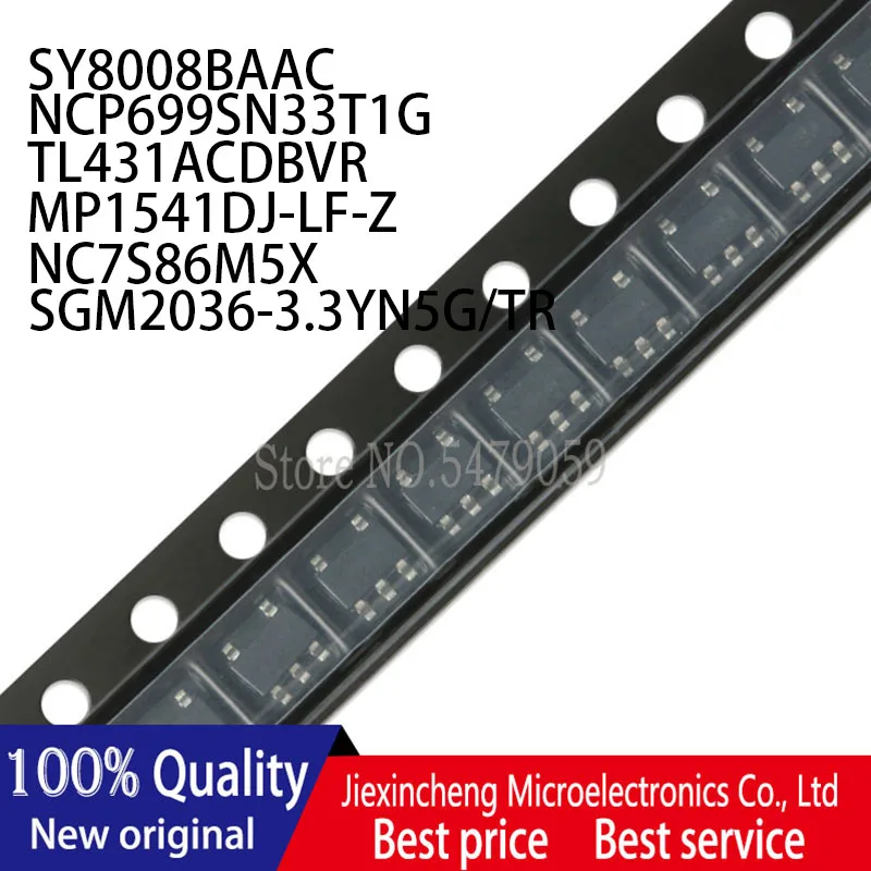 Original SY8008BAAC AB NCP699SN33T1G LJ TL431ACDBVR TAC MP1541DJ-LF-Z IB3 MP1541DJ NC7S86M5X 7S86 SGM2036-3.3YN5G/TR SQ2 SOT23-5