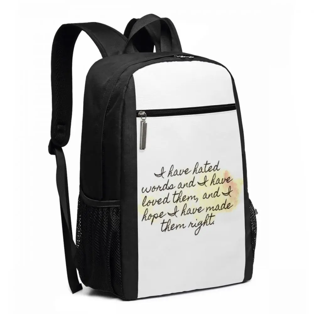 The Book Thief Backpack The Book Thief Backpacks Print Man - Woman Bag High quality Sports Trend Student Bags