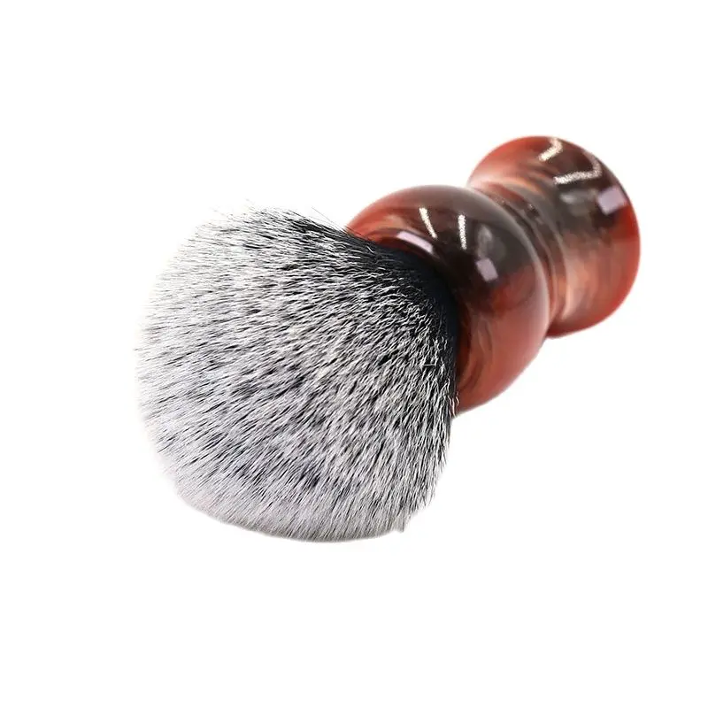 Yaqi-brocha de afeitar para hombre con nudo sintético de esmoquin, 28mm