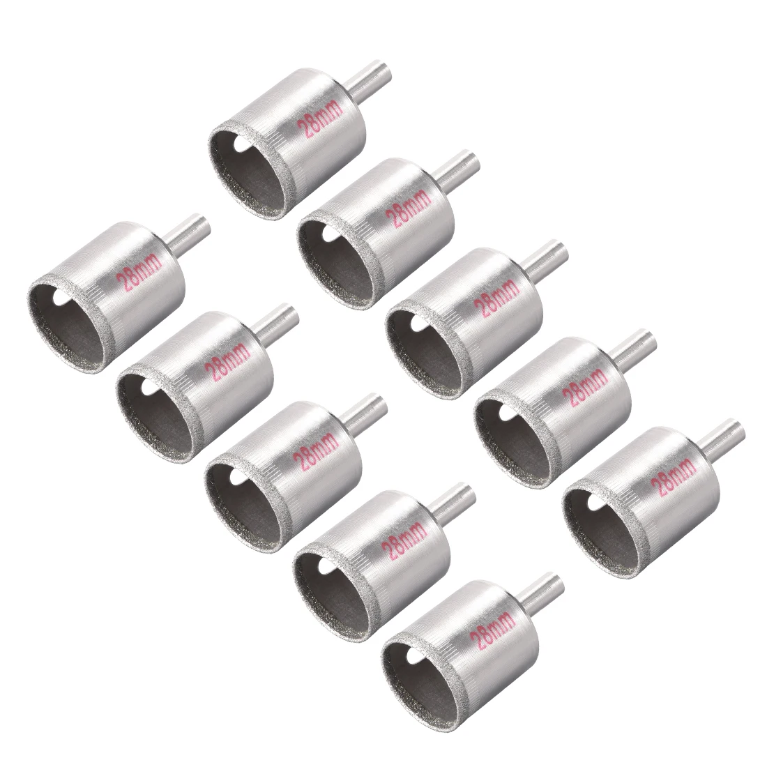 Uxcell 10pcs 28mm Diamant bohrer Lochs ägen Bohrer für Elektro werkzeuge Glaskeramik Porzellan fliesen