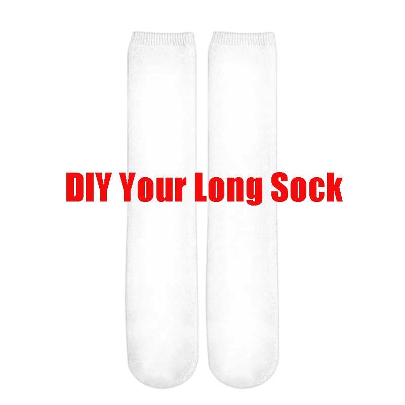 

3D Print DIY Custom Design Men/Women Tall socks Drop Shipping Long crew sock Wholesalers Suppliers Diy any colors any pattern