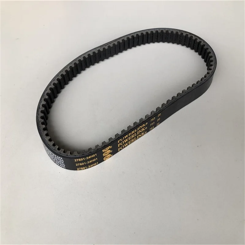 27601-34H01-000 Motorcycle Scooter CVT Drive Belt Gates Powerlink 753 20 For Haojue VR150 VR 150cc HJ150T-19 VR 150 aftermarket