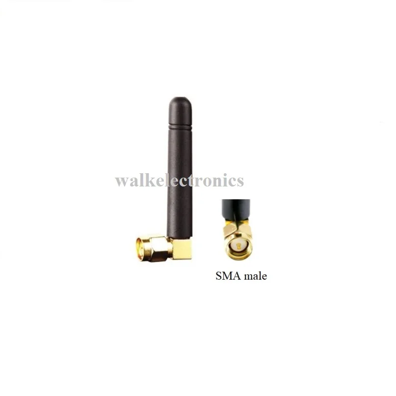 

short SMA male angle 50mm length small GSM 3G rubber Antenna 3g gprs multi band stubby antenna