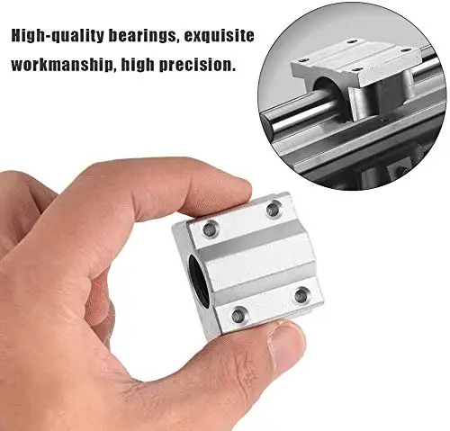 SCS35UU SCS40UU SCS50UU SCS60UU, unità di blocco scorrevole con cuscinetti a sfera lineari, parti della stampante 3D CNC ad albero lineare, blocco cuscino Bush