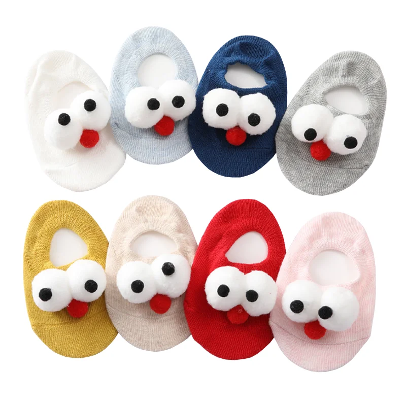 

2021 new baby children socks for 0-2 years old baby cartoon baby foot socks