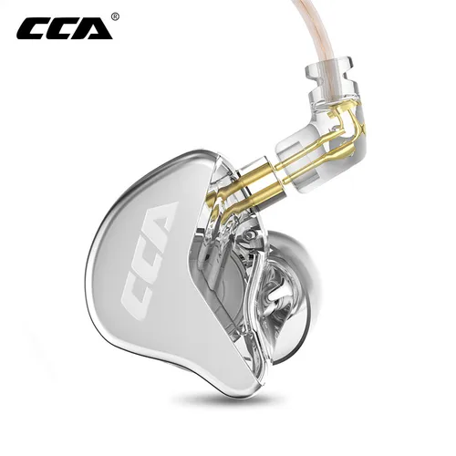 CCA CRA-auriculares intrauditivos con cable, cascos HiFi con Monitor, cancelación de ruido, deportivos, para jugadores, KZ ZEX Pro NRA CA4