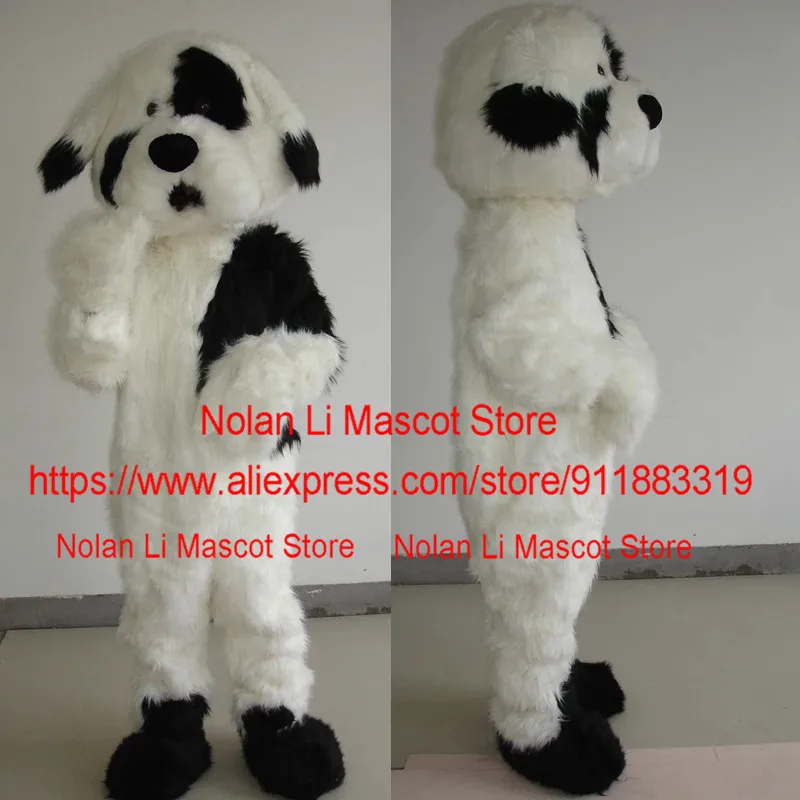 Conjunto de disfraz de mascota Husky peluda para adultos, personaje de dibujos animados, Cosplay, fiesta de cumpleaños, mascarada, regalo de vacaciones, superventas, 1080