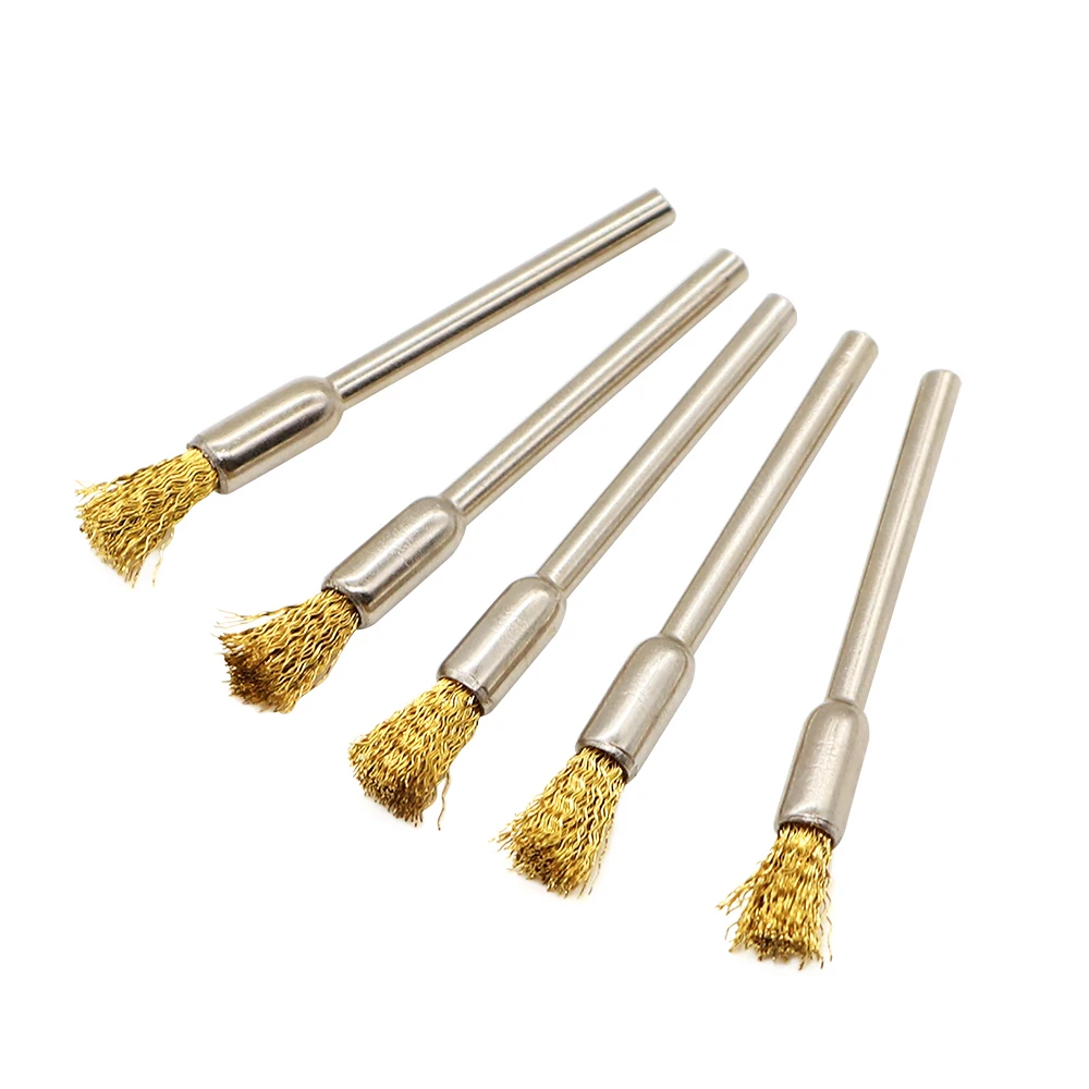 5 pçs escova de bronze fio cobre escova pcb ferramenta de teste para circuitos eletrônicos placa-mãe curto rápida ferramenta decting
