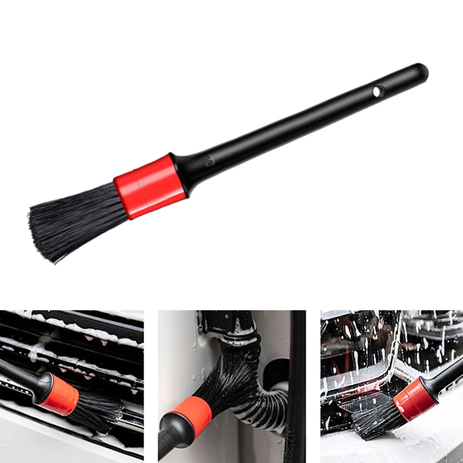 1pcs/5pcs Car Cleaning Brushes Car Detailing Brush Set for Cleaning Engine Dashboard Wheel Air Vent Detail Brush Car Motorcycle