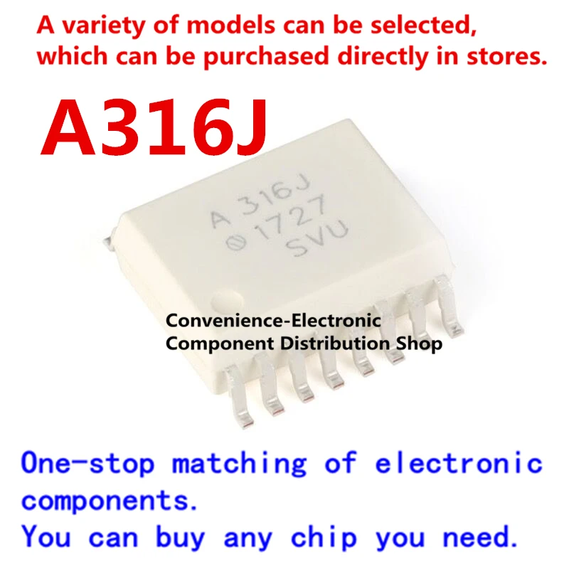 5PCS/Pack A316J HCPL-316J-500E ACPL-316J SOP-12 IC