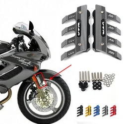 For HONDA VTR1000F /Firestorm Motorcycle Mudguard Front Fork Protector Guard Block Front Fender Anti-fall Slider Accessories