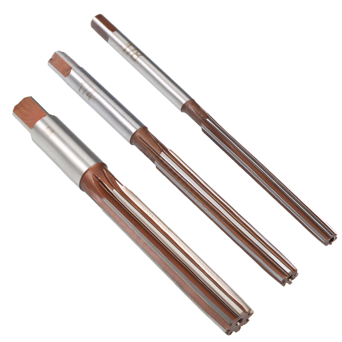 uxcell Hand Reamer HSS H7 6 Straight Flutes Milling Cutter Tool