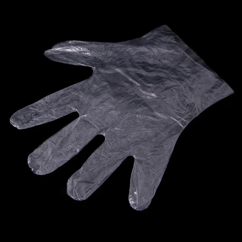 Guantes desechables transparentes para limpieza de cocina, herramientas de manipulación de alimentos, novedad, 100 Uds.