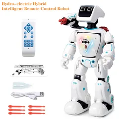 Hydro-electric Hybrid Smart Robot toy Intelligent voice Conversation Gesture Sensing Battle Mode RC Robot Toys for children gift