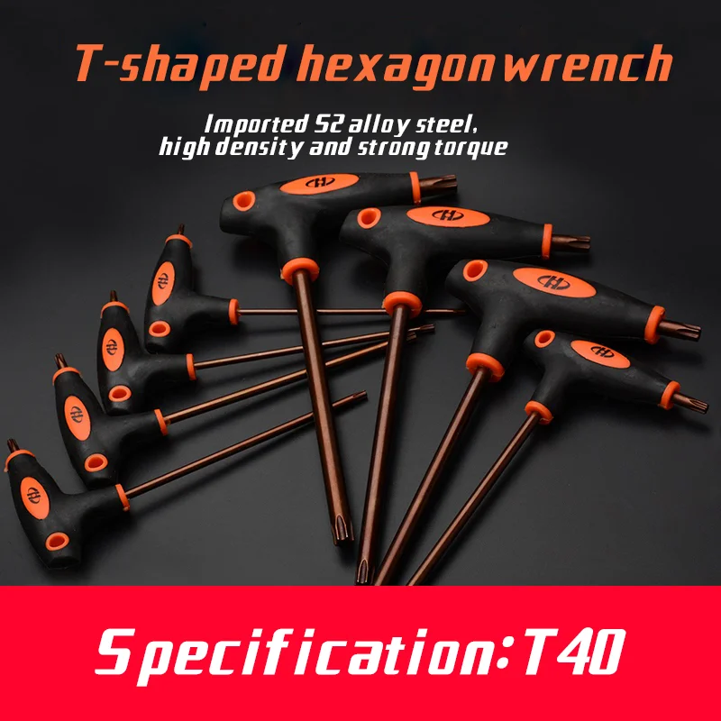 Billiards T-shaped Hexagon Wrench Socket S2 Alloy Steel Socket Spanner Weight Bolt Assembly Tools Car Repair Billiard Accessory