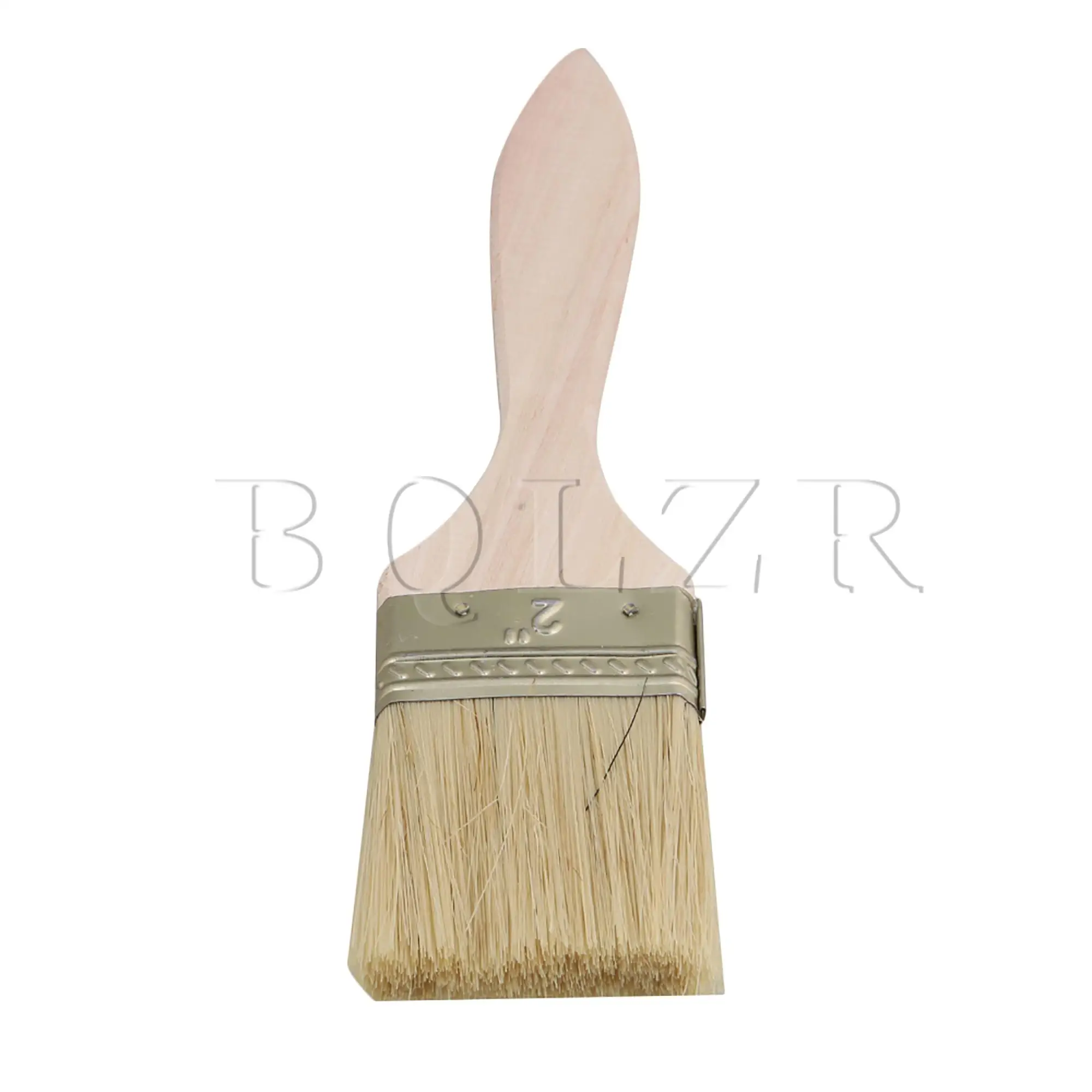 BQLZR-Pinceau à copeaux avec manche en bois, fournitures de peinture, outils pour peinture murale, 40 pièces