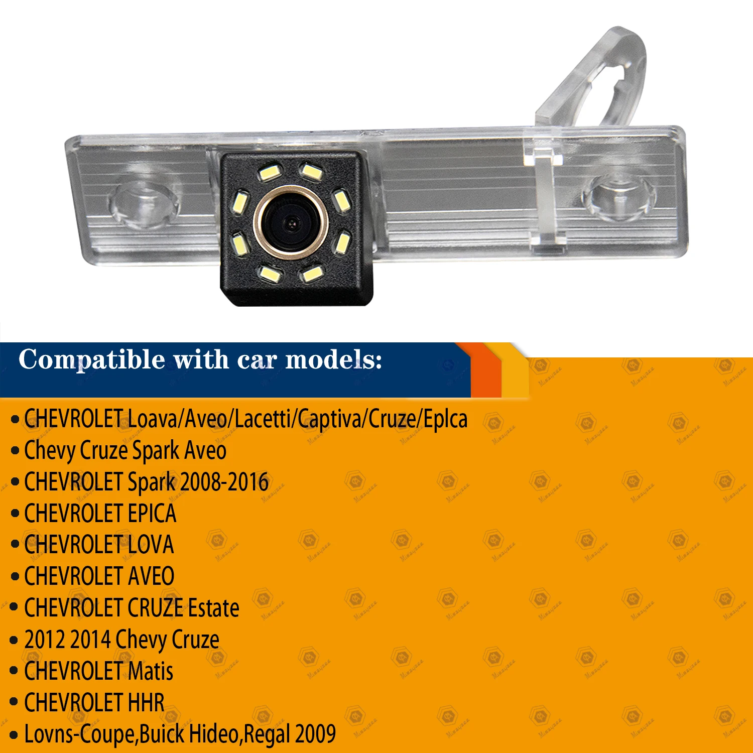 For Chevy CHEVROLET Spark Loava/Aveo/Lacetti/Captiva/Cruze/Eplca/ Estate HD Rear view camera Reversing Parking camera Waterproof