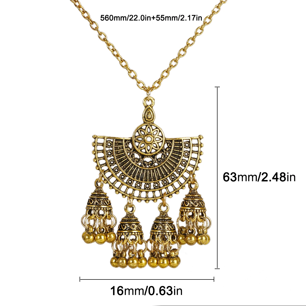 Ethnic Silver Color Indian Earring/Necklace Set For Women Bijoux Wedding Jewelry Set Hangers Bohemia Jhumka Earrings