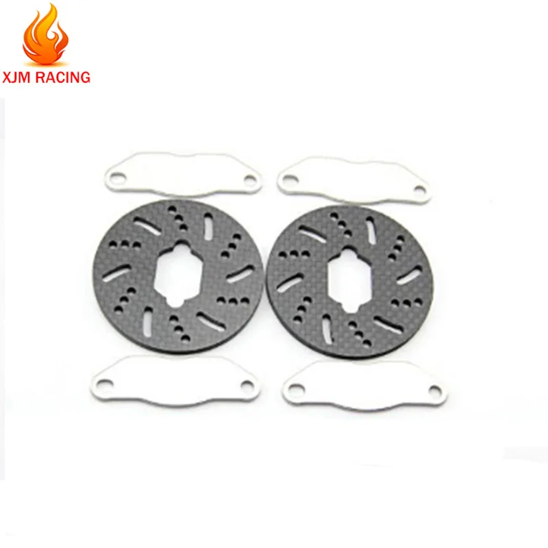 

Carbon Fiber Brake Disc and Brake Pad for 1/5 FID Racing Losi 5ive-t Kingmotor X2 Rofun Rovan LT DDT Rc Car Racing Toys Parts