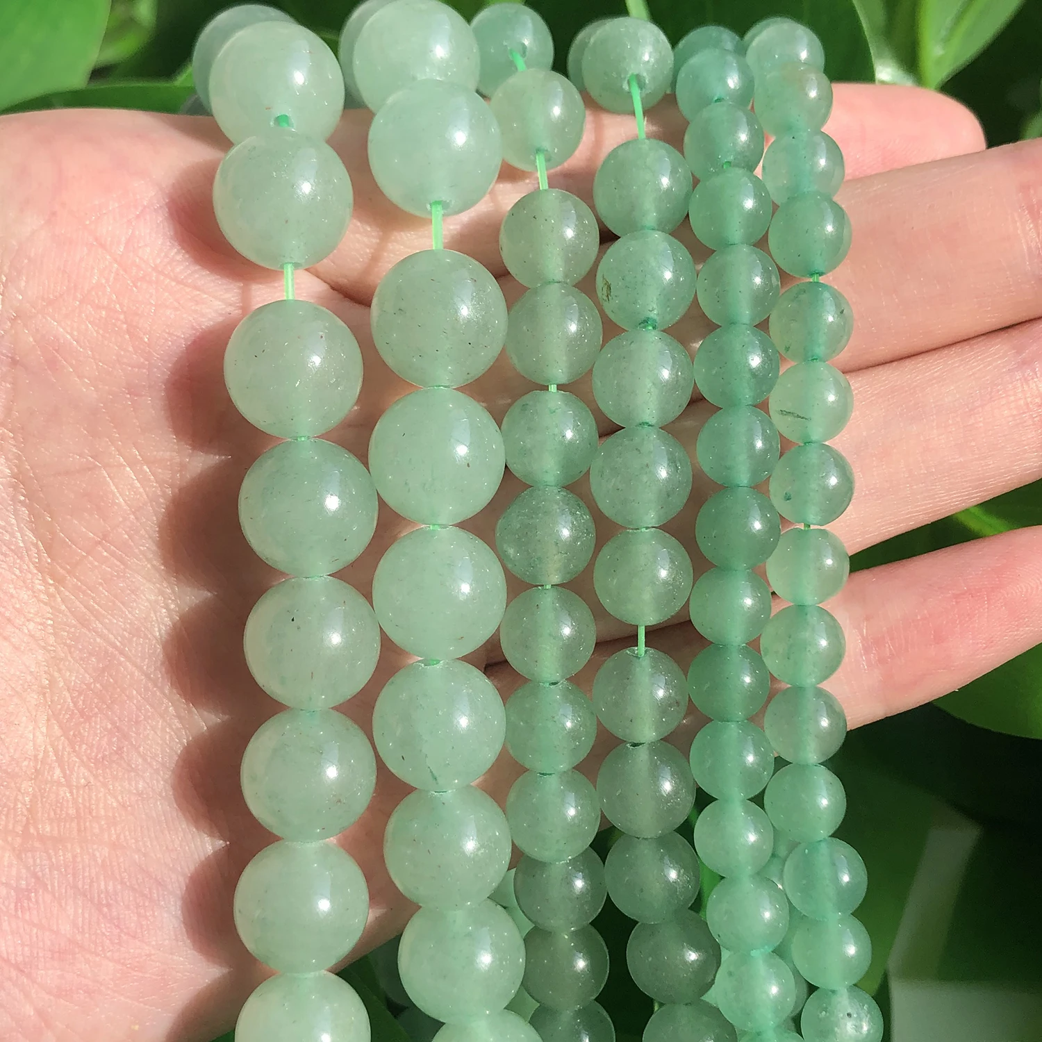 6/8/10mm Groothandel Natuursteen Ronde Chalcedoon Jade Losse Spacer Kralen voor Sieraden Maken DIY armbanden Ketting Accessoires
