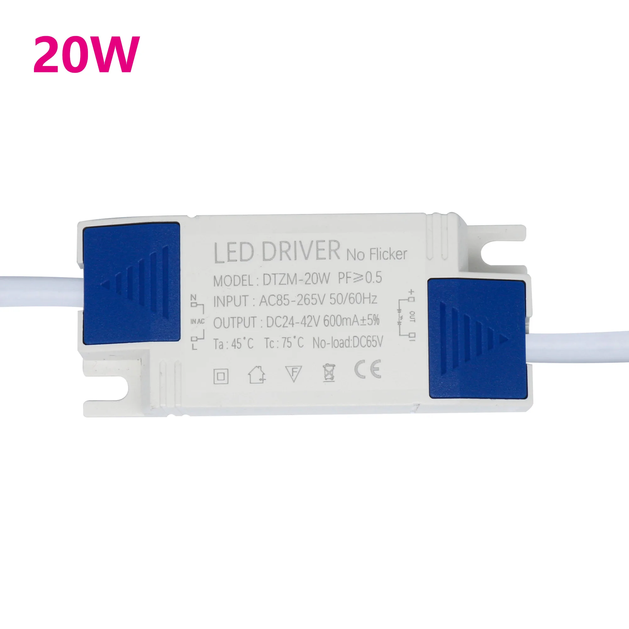 50W 40W 30W 20W 10W LED Lamp Driver Light Transformer Input AC85-265V Power Supply Adapter Current for LED Spot light Bulb Chip