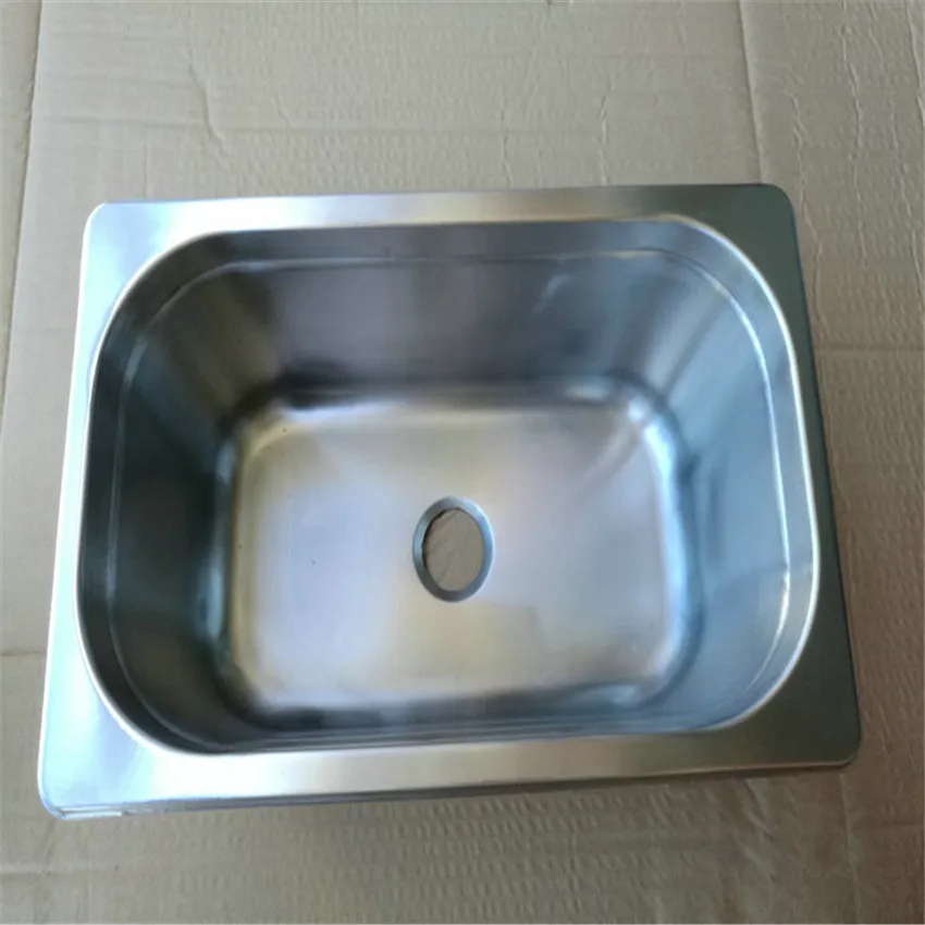 Stainless Steel Rectangular Sink 350*215*130mm RV Caravan Camper Boat GR-568