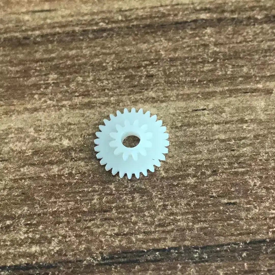 500pcs/Lot Custom Make Brass Gear 0.4M 12T+28T Hole diameter 3mm