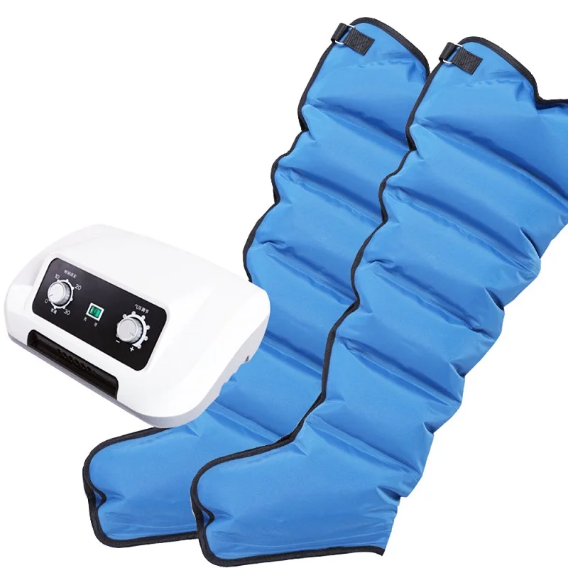 Air Pressure Therapy Compression Massager Vibration 6 Air Chambers Leg  Arm Waist Pneumatic Air Wraps Relax Pain Relief Massager