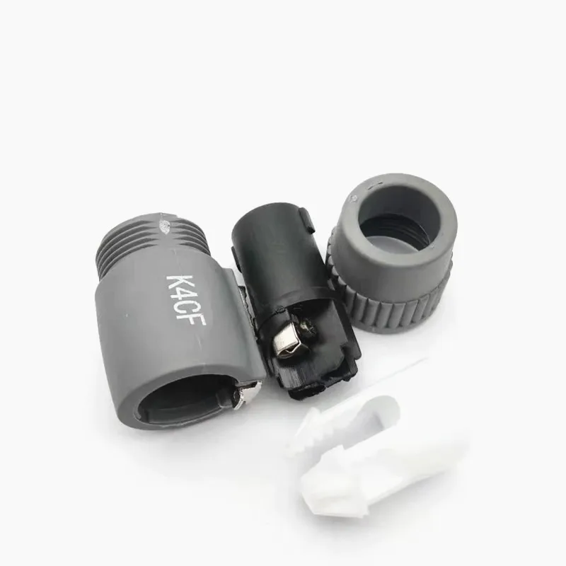 Conector de altavoz sin soldadura NL4FC de buena calidad, altavoz macho de 4 pines, enchufe Speakon de 4 polos, conector de enchufe de alimentación de audio profesional
