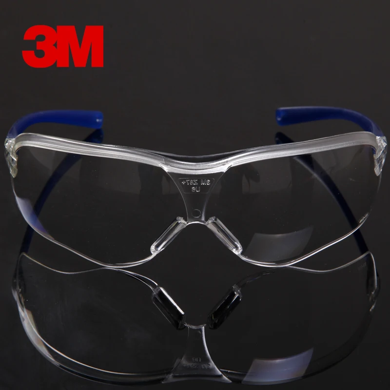 3M 10434 Safety Goggles Anti-wind Anti sand Anti Fog Anti Dust Resistant Transparent Eyewear protective glasses