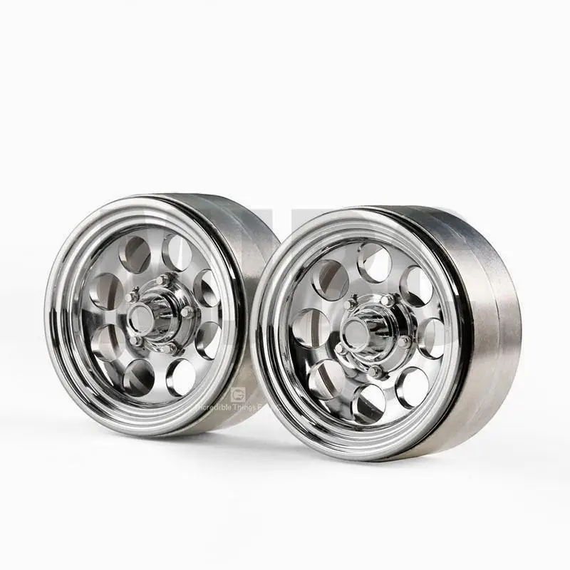 GRC Radteile für AIXAL SCX10 Retro RC Modellauto Galvanisierte Räder 1,9 Zoll Metallrad G08 Zubehör