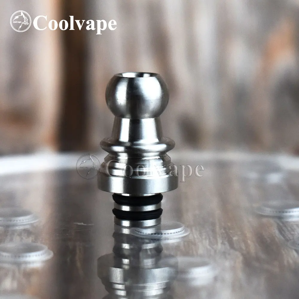 coolvape 510 metal Long Drip Tip Drip Tip electronic cigarette rda For MTL Atomizer Berserker V2 MTL RTA