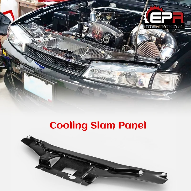 Car Accessories For Nissan S14 Early FRP Fiber Glass Cooling Panel Fiberglass Inner Engine Cover Tuning Part Drift Body Kit Trim