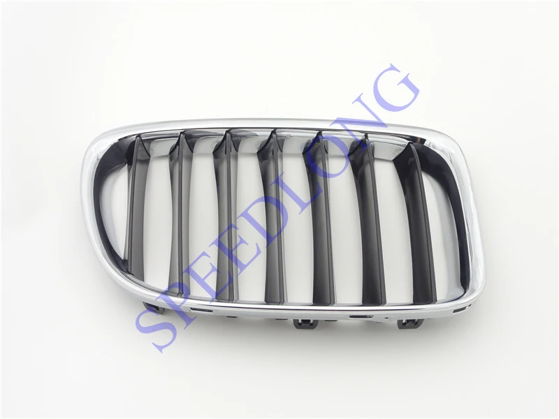 

1 PC Chrome Upper kidney Grille Grill Insert RH 5111 2993 308 for BMW X1 Series E84 2010-2012