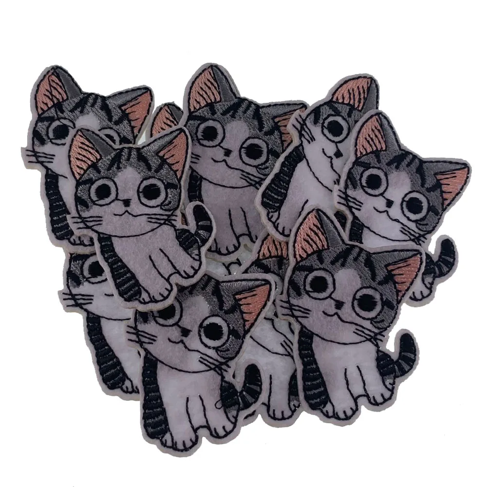 5Pcs Animal Cute Rabbit Embroidered Patches For Clothing DIY Iron On Patch On Kid Clothes Sewing Stickers Craft Accessories