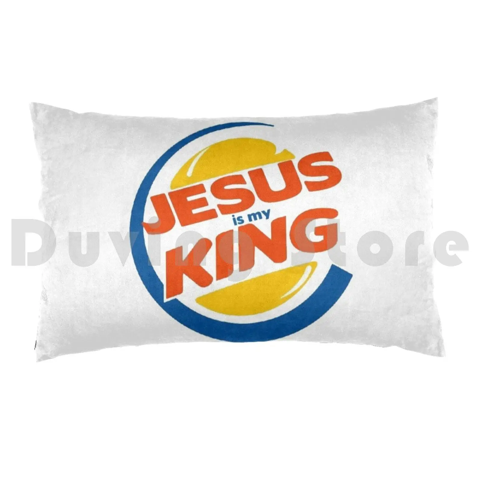 Jesus Is The King Pillow Case Printed 50x75 Christian Jesus Cross Lord God Christianity Christ Good Father