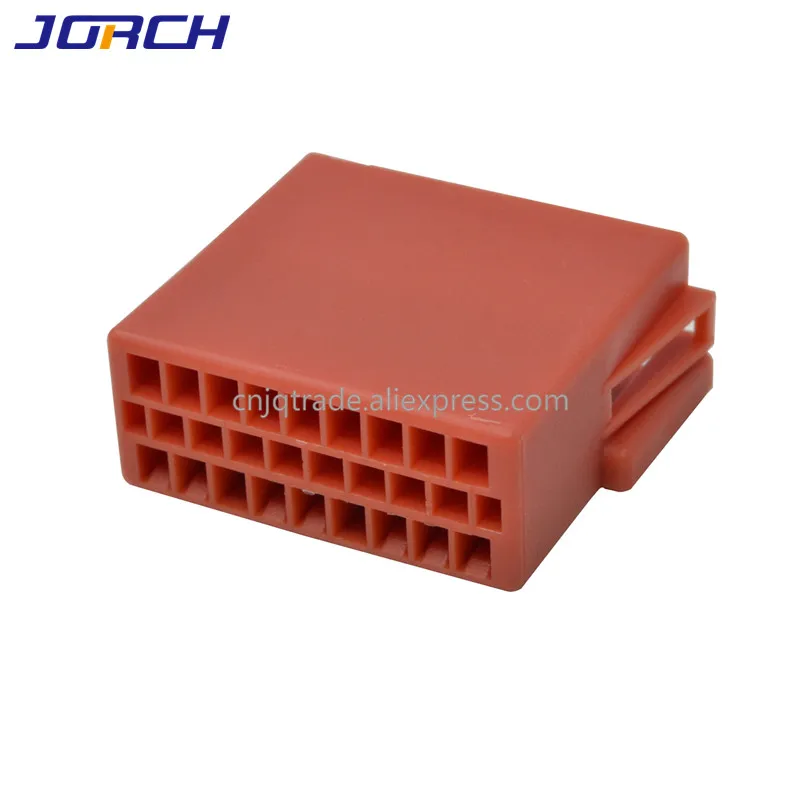 20 Pin 4A0 972 643 Audio AUX DVD Car Socket Female ISO Plug Automotive Connector 20 Way For VW 4A0972643