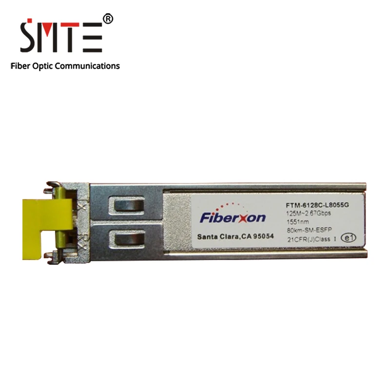 

Fiberxon FTM-6128C-L8055G 125M-2.67Gbps 1551nm 80km-SM-ESEP Fiber Optical Module