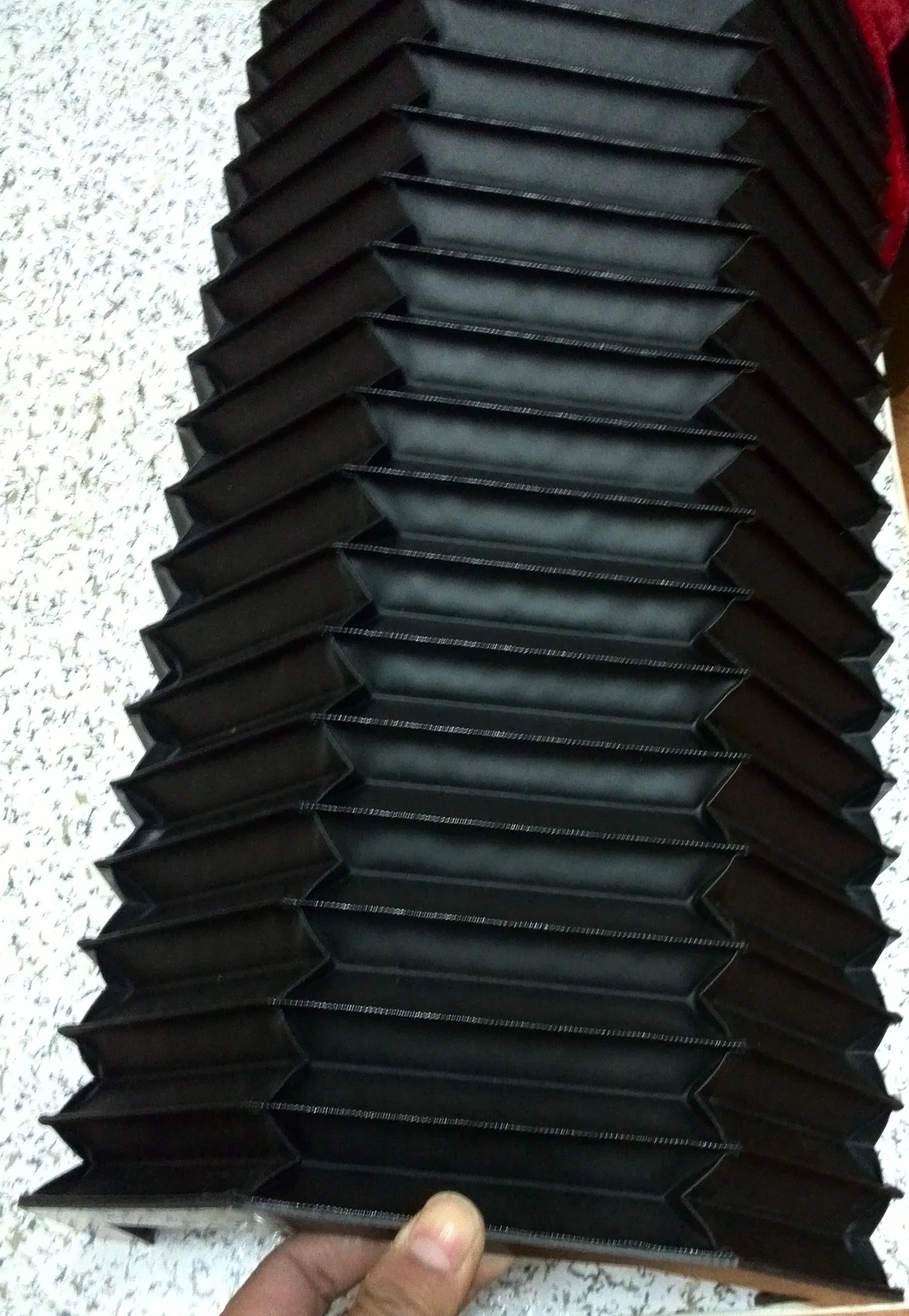 Flexible protection way cover, 85 mm x 80 mm x 52 mm x Lmax 490 mm