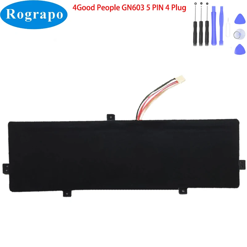 New 3.8V 10000mAh PL3281133P PL3281133P*2P Laptop Battery For 4GOOD People GN603 5 PIN 4 Lines