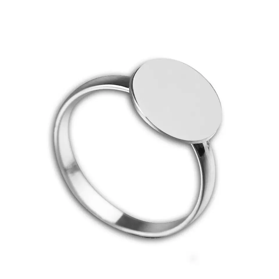 925スターリングシルバー リングブランク 8mm/12mm