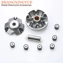 Front Drive Variator Assembly for Piaggio NRG mc2 mc3 DD Typhoon X Vespa S Zip 2 SP Base FastRider 50cc CM110304 100320020