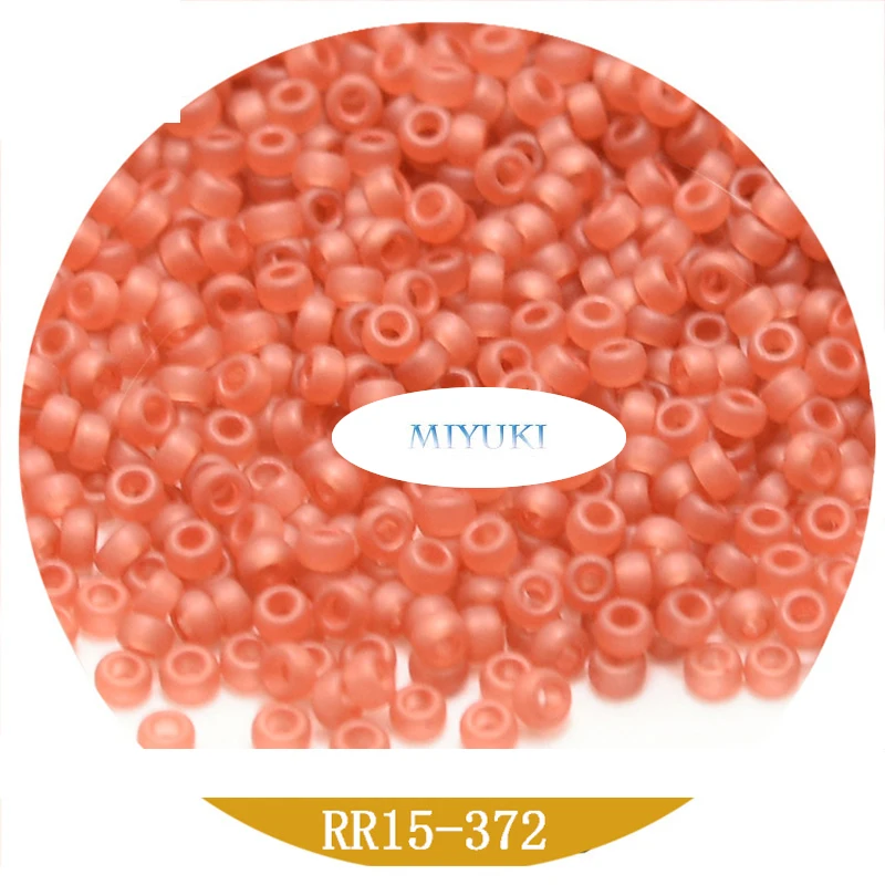 Japan Miyuki Imported Glass Seed Beads 1.5mm Matte Series Rr15/0 Round Beads 5G
